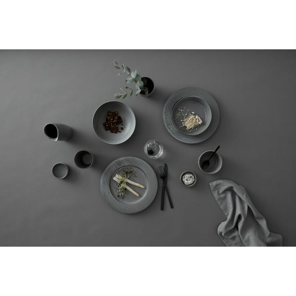 Sivá keramická kanvička na mlieko 500 ml Grey/Grey – Bitz-image-1