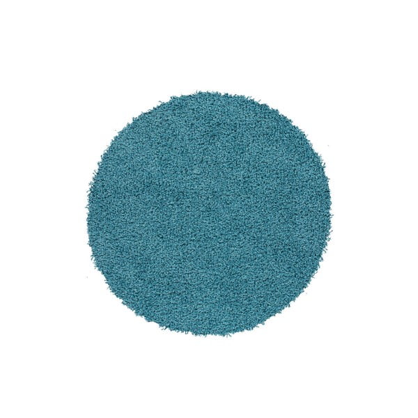 Modrý koberec Simple, Ø 120 cm
