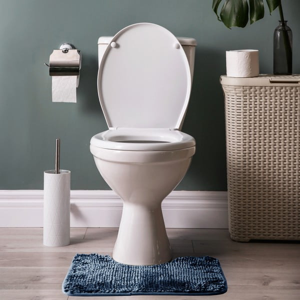 Súprava 2 tmavomodrých kúpeľňových predložiek AmeliaHome Bati-image-2