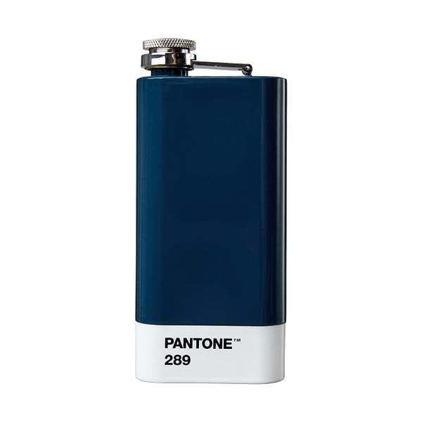 Modrá nerezová ploskačka 150 ml Dark Blue 289 – Pantone