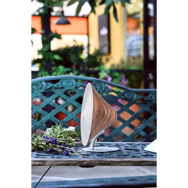 Tmavohnedý veľký bluetooth reproduktor Gingko Halo-image-1