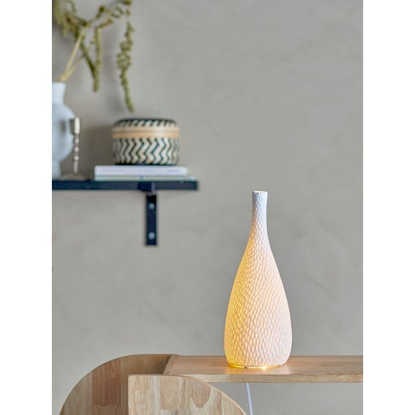 Biela stolová lampa (výška 32 cm) Pela – Bloomingville-image-1