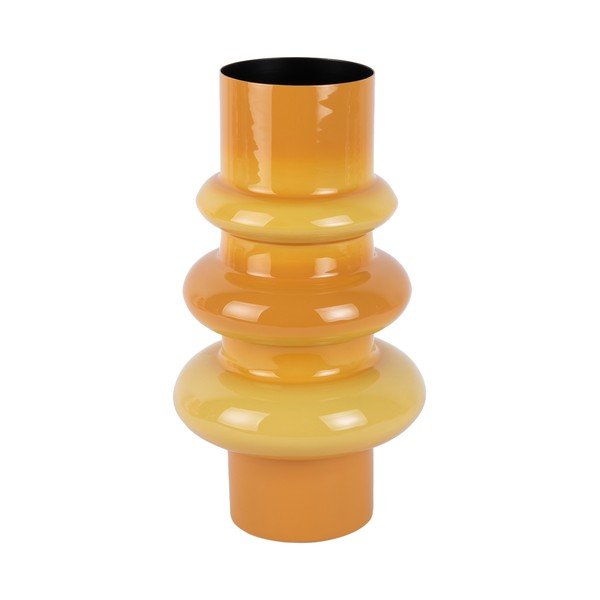 Oranžová železná váza (výška  30 cm) Grato – PT LIVING