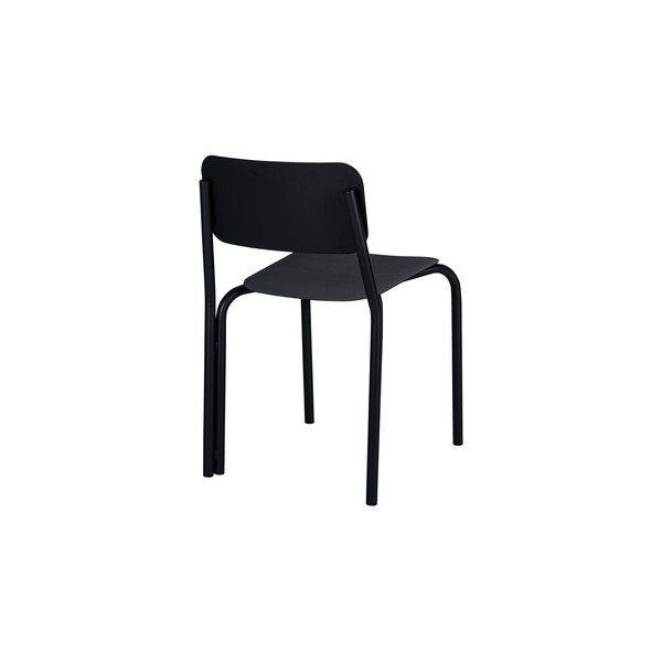 Čierna kovová záhradná stolička Kei – noo.ma-image-3