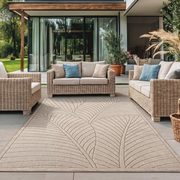 Béžový vnútorný a vonkajší koberec 200x290 cm Nova 1203 – Ayyildiz Carpets-image-1