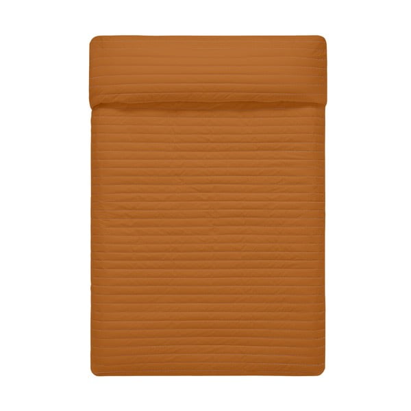 Oranžovo-béžová bavlnená prešívaná prikrývka 180x260 cm Dash – Happy Friday-image-2