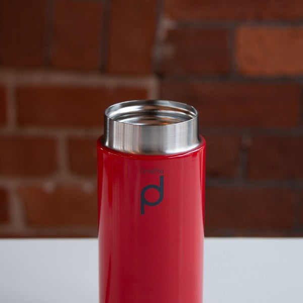 Červená vakuová antikoro termoska Pioneer Vacuum, 200 ml-image-3