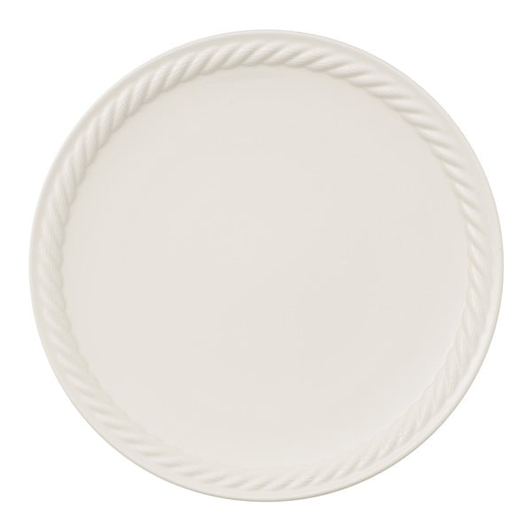 Biely porcelánový tanierik pod espresso Villeroy & Boch Montauk, ⌀ 27 cm