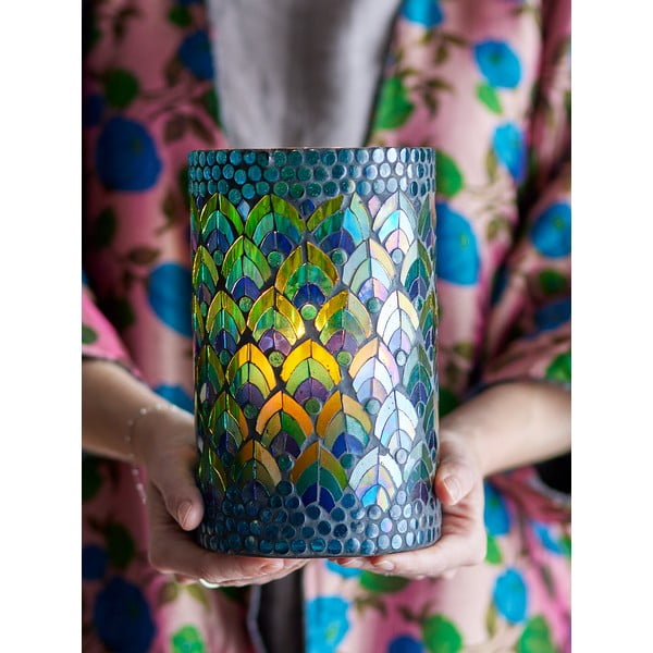 Sklenený svietnik na čajovú sviečku Kali – Bloomingville-image-1