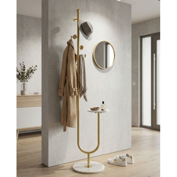 Kovový vešiak v zlatej farbe 40x176 cm – Mauro Ferretti-image-1