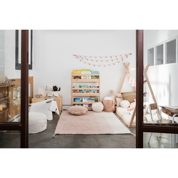 Svetloružový bavlnený koberec 120x160 cm Gelato Pink – Lorena Canals-image-3