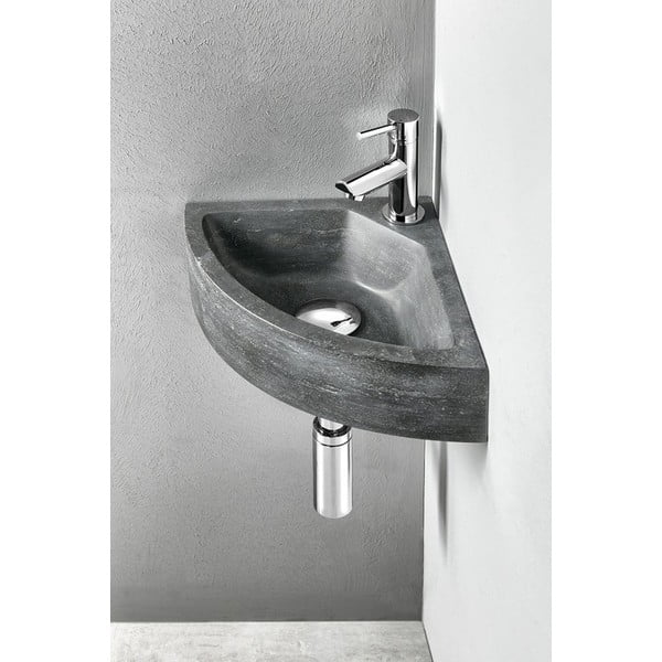 Stojančeková umývadlová batéria v lesklej striebornej farbe Small – Sapho-image-1