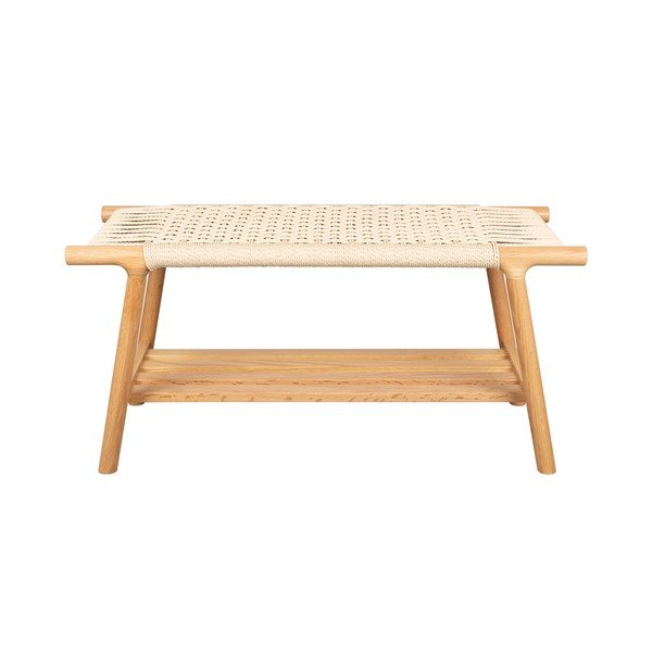 Drevená lavica v svetlo prírodnej farbe Kintaro – Dutchbone