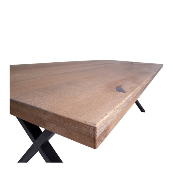 Jedálenský stôl z dubového dreva House Nordic Montpellier Smoked Oiled Oak, 200 × 95 cm-image-3