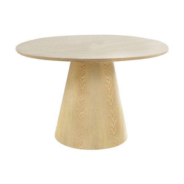 Okrúhly jedálenský stôl s doskou v dekore jaseňového dreva ø 120 cm Bolton – House Nordic