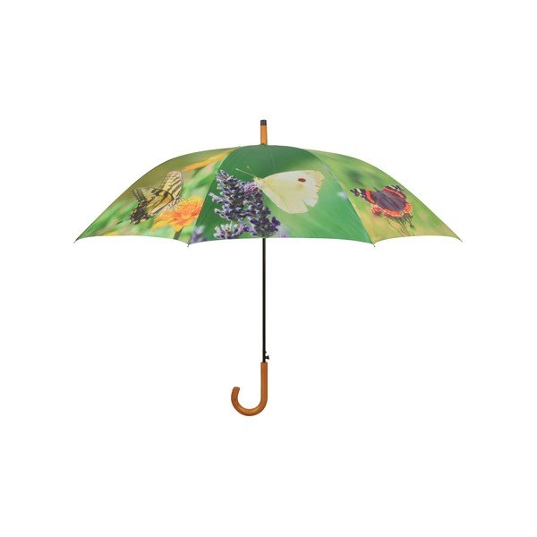 Dáždnik s potlačou motýľov Esschert Design, ⌀ 120 cm