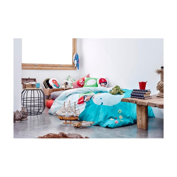 Vankúšik z čistej bavlny Happynois Pirata, 40 × 30 cm-image-2