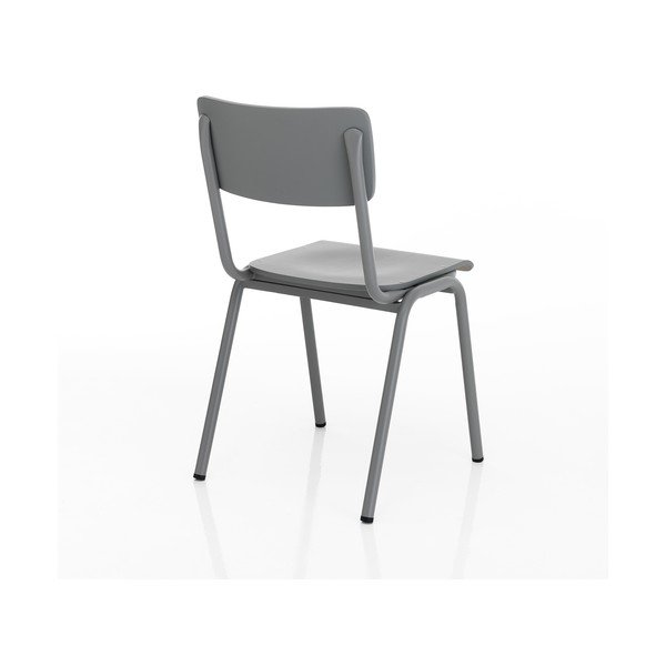 Sivé jedálenské stoličky v súprave 2 ks Old School - Tomasucci-image-3