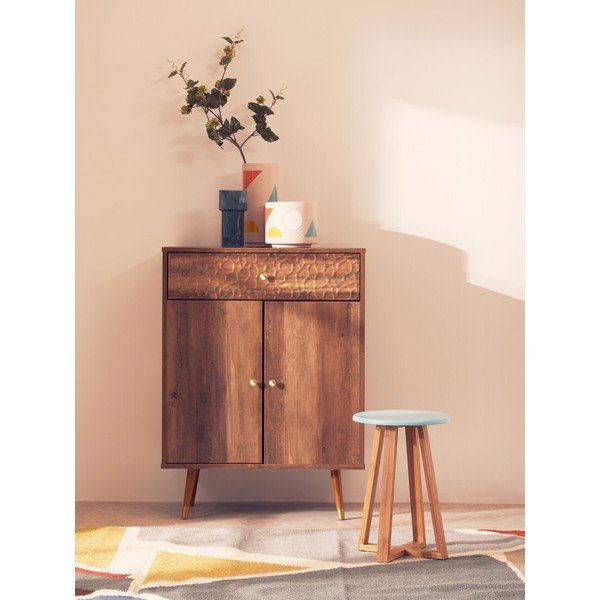 Komoda v tmavo prírodnej farbe 70x94x35 cm Frida – Premier Housewares-image-1