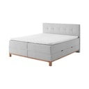 Svetlosivá boxspring posteľ s úložným priestorom 180x200 cm Catania - Meise Möbel