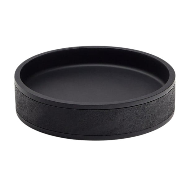 Čierna nádobka na mydlo z polyresínu Sisel – Kave Home