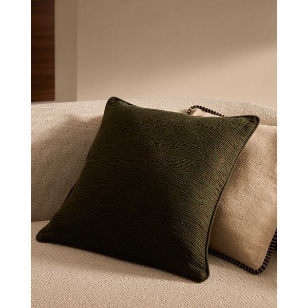 Obliečka na vankúš zo žakára 45x45 cm Labid – Kave Home-image-1