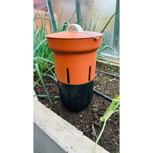 Kompostér v terakotovej farbe – Plastia-image-2