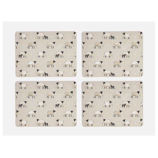 Korkové prestieranie 4 ks 21,5x29 cm Highland Sheep – Cooksmart ®