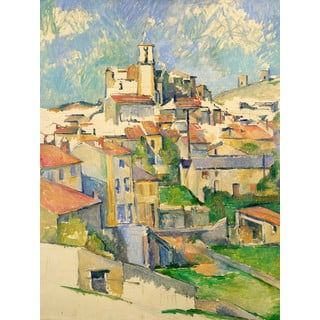 Reprodukcia obrazu Paul Cézanne - Gardanne, 60 × 80 cm