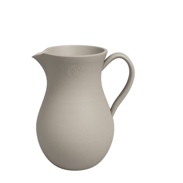 Béžová keramická ručne vyrobená váza (výška 30 cm) Harmonia – Artevasi