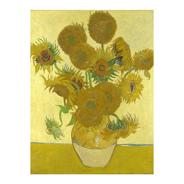Obraz Vincenta van Gogha - Sunflowers 3, 60x80 cm