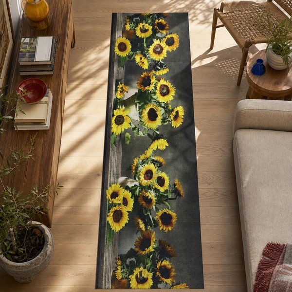 Behúň Universal Ricci Sunflowers, 52 x 200 cm-image-3