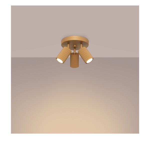 Bodové svietidlo v zlatej farbe Gleam – Sollux-image-2