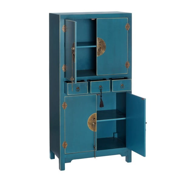 Modrá skrinka 63x131 cm Oriente – Ixia-image-2