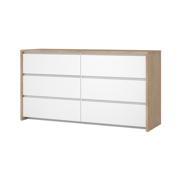 Biela komoda 157x84x48 cm Next – Tvilum-image-2