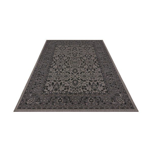 Čierno-fialový vonkajší koberec NORTHRUGS Konya, 200 x 290 cm-image-1