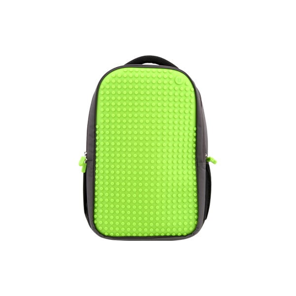Študentský batoh Pixelbag grey/green