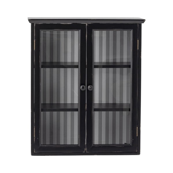 Čierna závesná vitrína z jedľového dreva 51,5x66,5x22,5 cm Hazem – Bloomingville