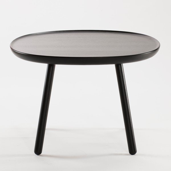 Čierny stolík z masívu EMKO Naïve, ø 64 cm-image-3