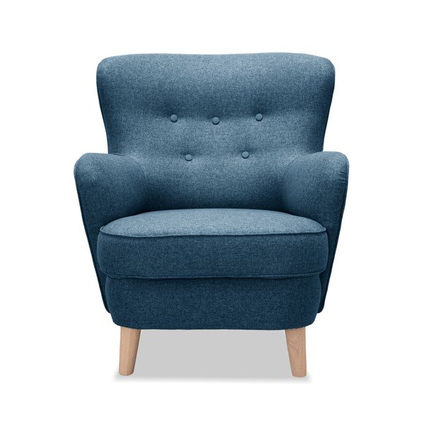 Modré kreslo ušiak Vivonita Eden-image-1