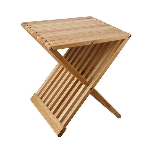 Skladací odkladací stolík/stolička z bambusu Tomasucci Tiger