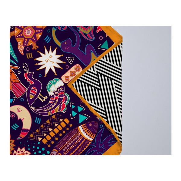 Dámska šatka Madre Selva Electric Animals, 70 × 50 cm-image-2