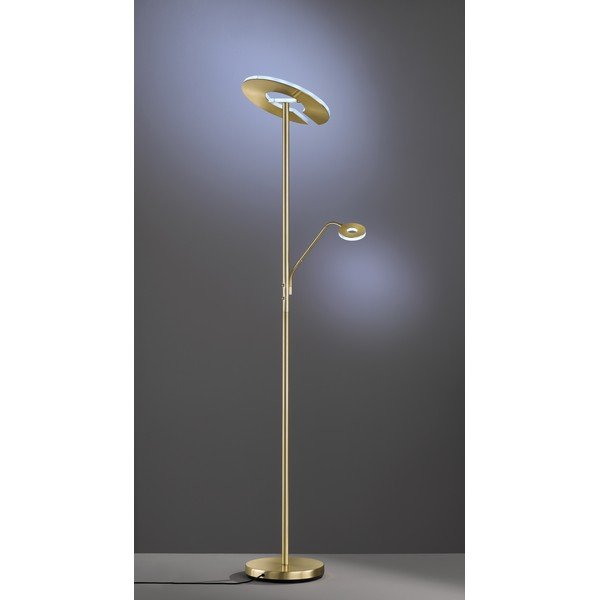 LED stmievateľná stojacia lampa v zlatej farbe (výška 180 cm) Dent – ​​Fischer & Honsel-image-4