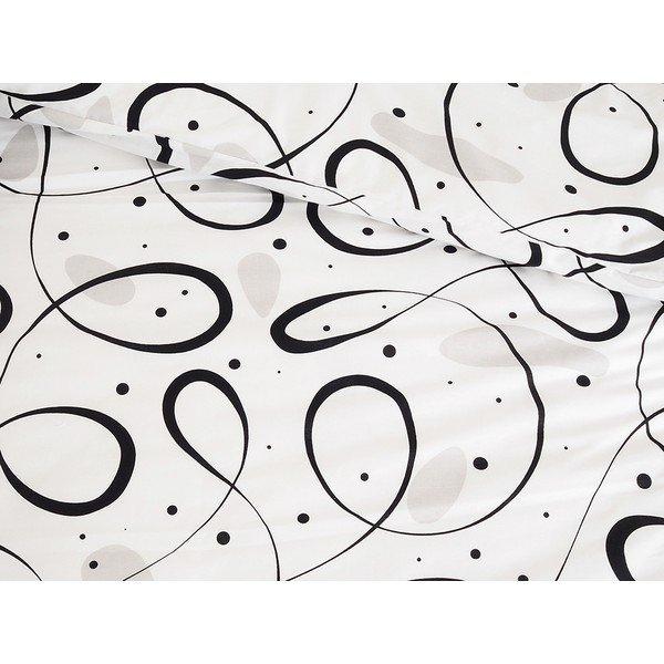 Čierno-biele krepové obliečky na jednolôžko 140x200 cm Top Class -  B.E.S.-image-3