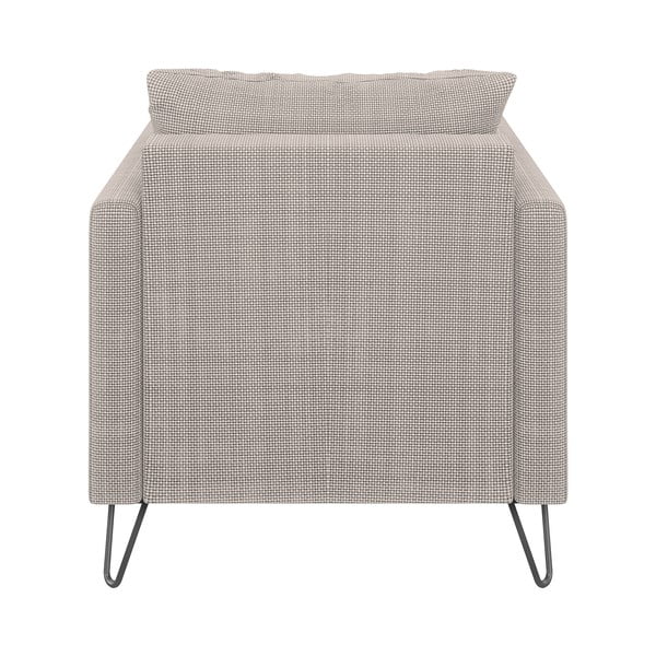 Svetlohnedé ženilkové kreslo Freya – Ropez-image-2