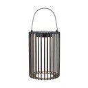 Čierny vonkajší solárny LED lampáš na USB (výška 54 cm) Cavia – Markslöjd