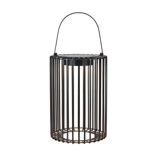 Čierny vonkajší solárny LED lampáš na USB (výška 54 cm) Cavia – Markslöjd