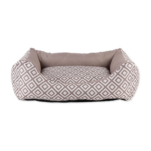 Svetlohnedý plyšový pelech pre psov 75x90 cm Dog Fantasy DeLuxe – Plaček Pet Products-image-1