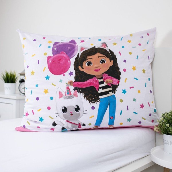 Bavlnená detská obliečka na jednolôžko 140x200 cm Gabby's Dollhouse "Confetti" – Jerry Fabrics-image-3