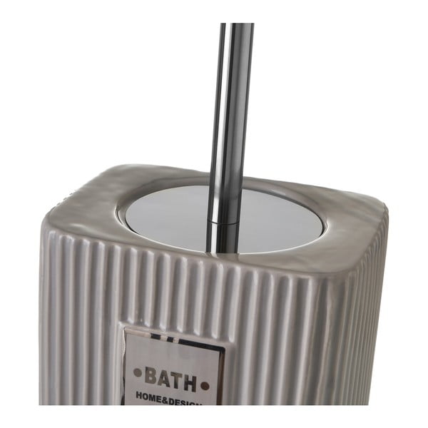 Sivá keramická WC kefa Griso – Casa Selección-image-3